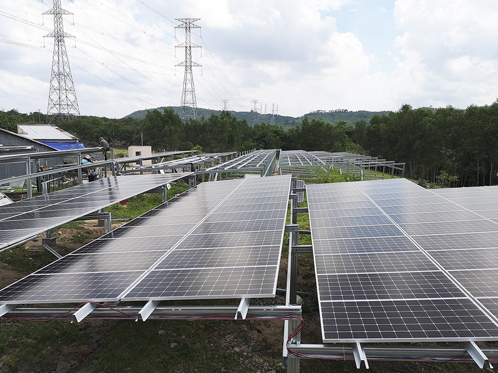 Hệ thống năng lượng mặt trời 1.6MWp tại Tân Đức, Bình Thuận 1
