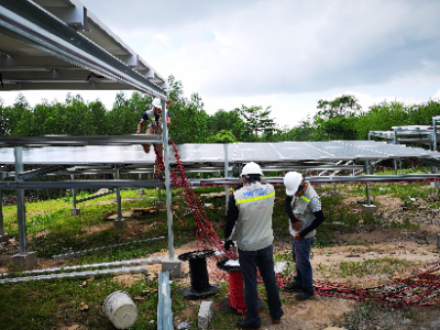Hệ thống năng lượng mặt trời 1.6MWp tại Tân Đức, Bình Thuận